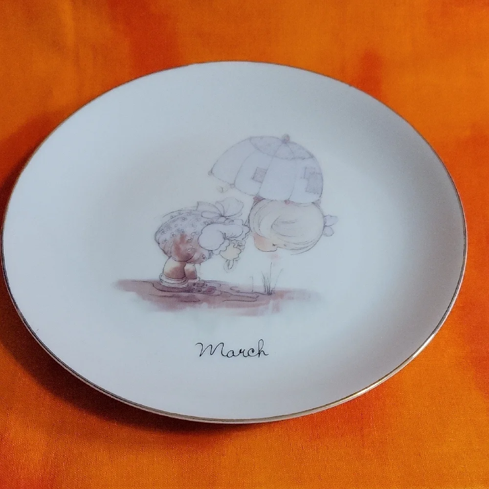 Precious Moments March Plate